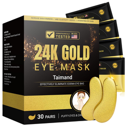 24K gold eye mask