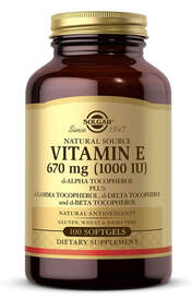 Solgar vitamin E softgels 